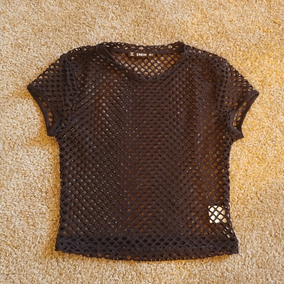 Mesh/net midi top NWOT - Picture 1 of 1